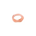 Korean transparent candy color geometric resin ring wholesalepicture110