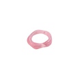 Korean transparent candy color geometric resin ring wholesalepicture114