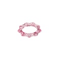 Korean transparent candy color geometric resin ring wholesalepicture90