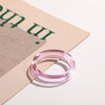 Korean transparent candy color geometric resin ring wholesalepicture117