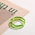 Korean transparent candy color geometric resin ring wholesalepicture119