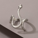 simple snake shape alloy ringpicture8