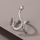 simple snake shape alloy ringpicture12