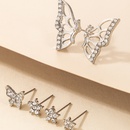 simple  diamondstudded butterfly flower star earrings setpicture10