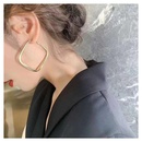 fashion alloy geometric square hollow earringspicture7