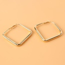 fashion alloy geometric square hollow earringspicture9