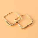 fashion alloy geometric square hollow earringspicture10