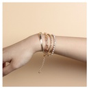 fashion golden claw chain box chain combination braceletpicture7