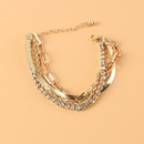 fashion golden claw chain box chain combination braceletpicture10