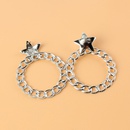 Fashion alloy geometric round earringspicture10