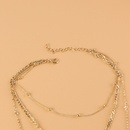 retro shell clavicle chain multilayer necklacepicture9