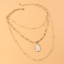 retro shell clavicle chain multilayer necklacepicture10
