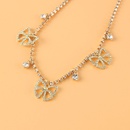 Punk Style Alloy Diamond Butterfly Pendant Necklacepicture8