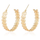 retro alloy leaf alloy earringspicture7