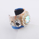 Retro big gemstone particles colorful braceletpicture13