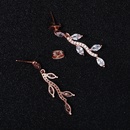 fashion long leaf zircon earringspicture16