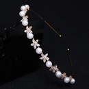 Korean style pearl zircon flower thin hairpinpicture11