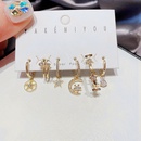 personality star moon microinlaid zircon earring earrings set wholesalepicture12