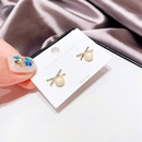 Fashion semiprecious stones cross earringspicture12