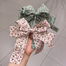 Korean big bow floral top clippicture7