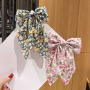 Retro floral bow ribbon ponytail hairpinpicture9