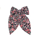 Retro floral bow ribbon ponytail hairpinpicture10