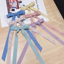 Korean color doublelayer ribbon bow hairpinpicture8