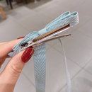 Korean color doublelayer ribbon bow hairpinpicture9