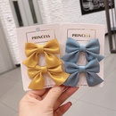 Korean solid color bow headdress clippicture7