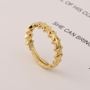 fashion heartshaped fivepointed star copper opening ringpicture13