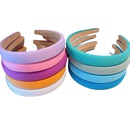 Retro simple candycolored sponge thick hairbandpicture22