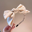 Korean style retro silk big bow threelayer twist headbandpicture15