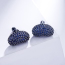 Korean style personalized microinlaid zircon jelly bean earringspicture10