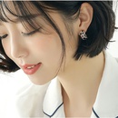 Korean fashion leopard pattern diamond crystal earringspicture11