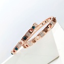 fashion simple hollow square crystal braceletpicture8