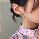 cute creative handmade woven flower crystal earringspicture17