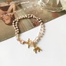 Summer fashion beautiful cute deer pearl doublelayer braceletpicture10
