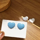 Simple Heart Shape Dripping Oil Earringspicture10