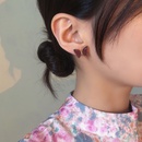Summer Fashion Butterfly Earrings Purple Diamond Earringspicture18