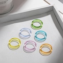Korean transparent candy color geometric resin ring wholesalepicture74