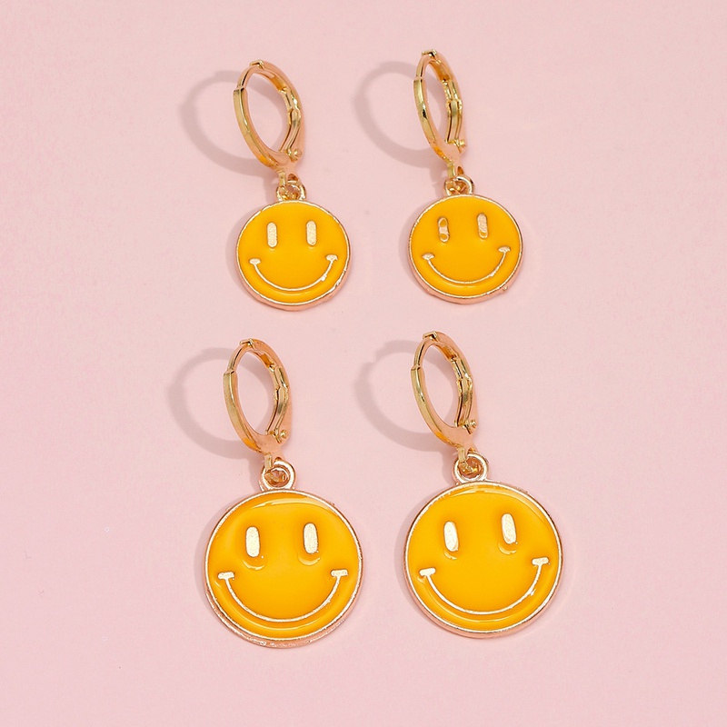 Korean handmade diy lemon yellow earrings