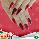 Fashion contrast color 24 pieces of fake nails setpicture29