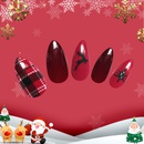 Fashion contrast color 24 pieces of fake nails setpicture30
