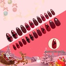 Fashion contrast color 24 pieces of fake nails setpicture31