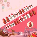 Fashion contrast color 24 pieces of fake nails setpicture36