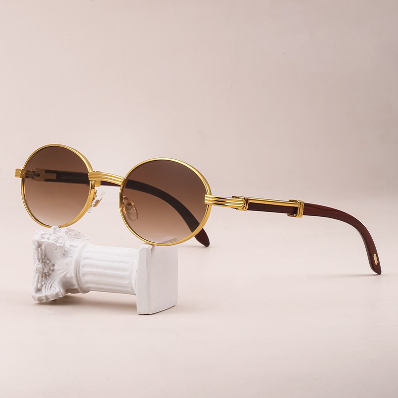 retro small round frame sunglasses wholesale