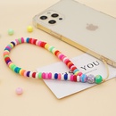 Bohemian rainbow mixed color flower beads mobile phone lanyardpicture21