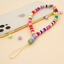 Bohemian rainbow mixed color flower beads mobile phone lanyardpicture20