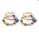 Bohemian glazed bead round earrings wholesalepicture11