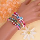 bohemian style colored soft clay glass devils eye bead braceletpicture19